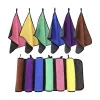 Paño de limpieza de microfibra de doble cara colorido paño de limpieza de cocina paño de limpieza de hogar multifuncional paño absorbente Item Picture